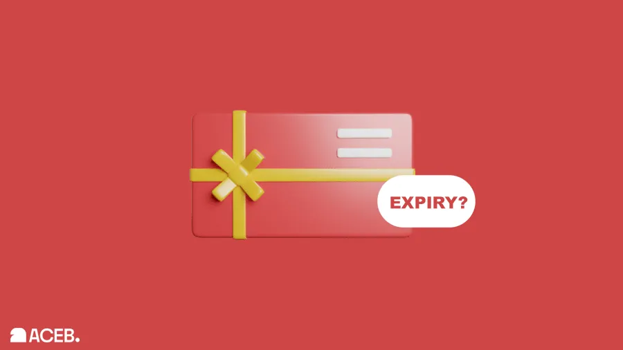 Digital gift card with expiry question illustrating whether gift cards expire