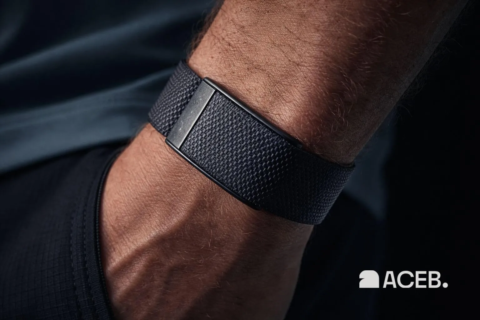 Fitness tracker wearable representing data-driven training and sports gift cards purchased on ACEB.com with crypto