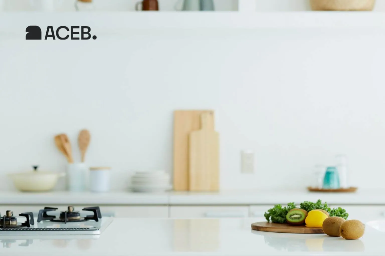 Modern kitchen with appliances and cookware representing home renovation and upgrade purchases with gift cards