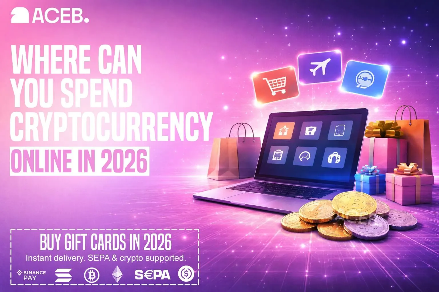 Where can you spend cryptocurrency online in 2026